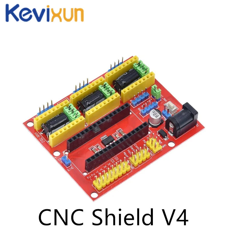 Placa Expansión CNC Shield V4/V3 para Máquina Grabado/Impresora 3D (Driver A4988) Arduino DIY Kit