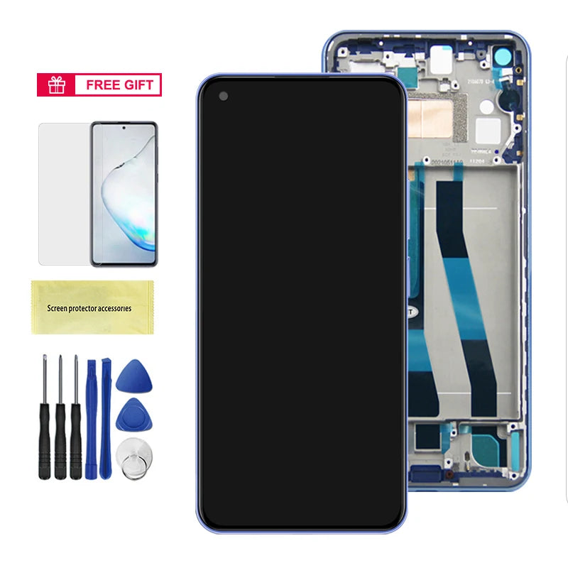 Pantalla LCD 6.55" con Marco y Digitalizador Táctil para Xiaomi Mi 11 Lite 5G NE (2109119DG) (Ensamblaje)