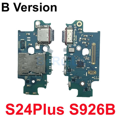 Para Samsung S24 Ultra S25 Plus S928B S926B S921B S928 S931B S938B Placa de puerto de carga USB placa base de señal principal Cable flexible LCD