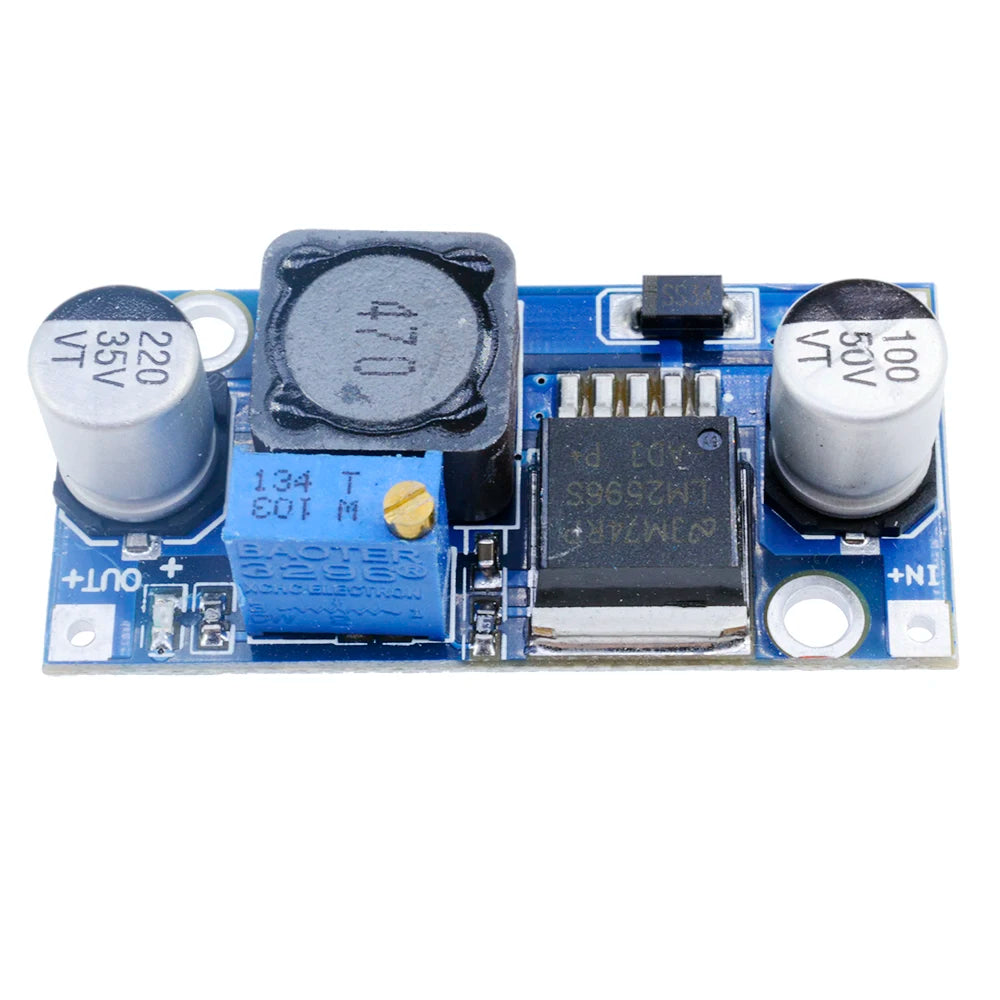 Módulo Convertidor Buck Ajustable LM2596 DC-DC 3.2V-35V a 1.25-35V Power Supply Step-Down