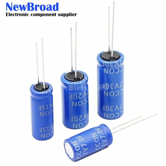 Supercapacitor Farad (1F-30F, 2.7V) Varios Tamaños - Pack 5 Unidades (Valores Surtidos)