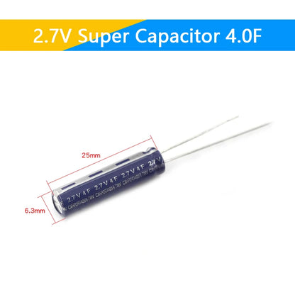 Supercapacitores Farad 2.7V - Varios Valores (0.5F a 60F)