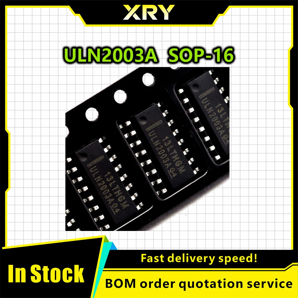 Lote 10/20 Pcs Driver Array Darlington ULN2003A / ULN2003ADR SMD SOP-16