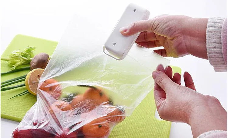Mini Selladora Térmica Portátil para Bolsas Plásticas de Alimentos (Cierre Paquetes)