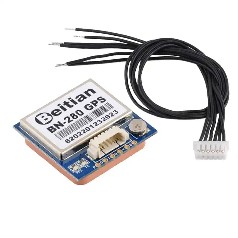 Módulo GNSS Dual Beitian BN-280 G-MOUSE (GPS/GLONASS, UART TTL, 4M Flash, 3-5V) para Arduino/RC/RPI/Drones