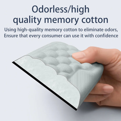 Reposamuñecas Ergonómico Espuma Memoria para Teclado y Mouse Pad (Protección Oficina/Tipeo) Computadora/Notebook