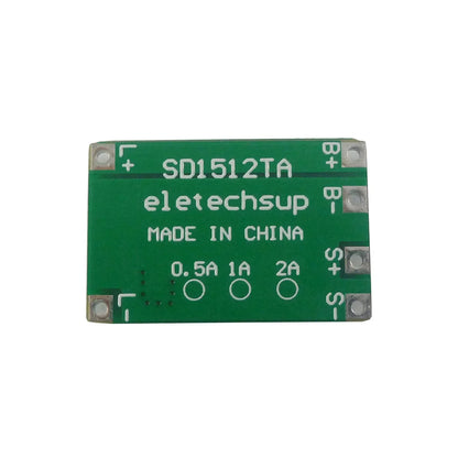 Placa Circuito Controlador Carga Solar SD1512TA Switch Luz Calle Batería Litio 0.5A/1A/2A