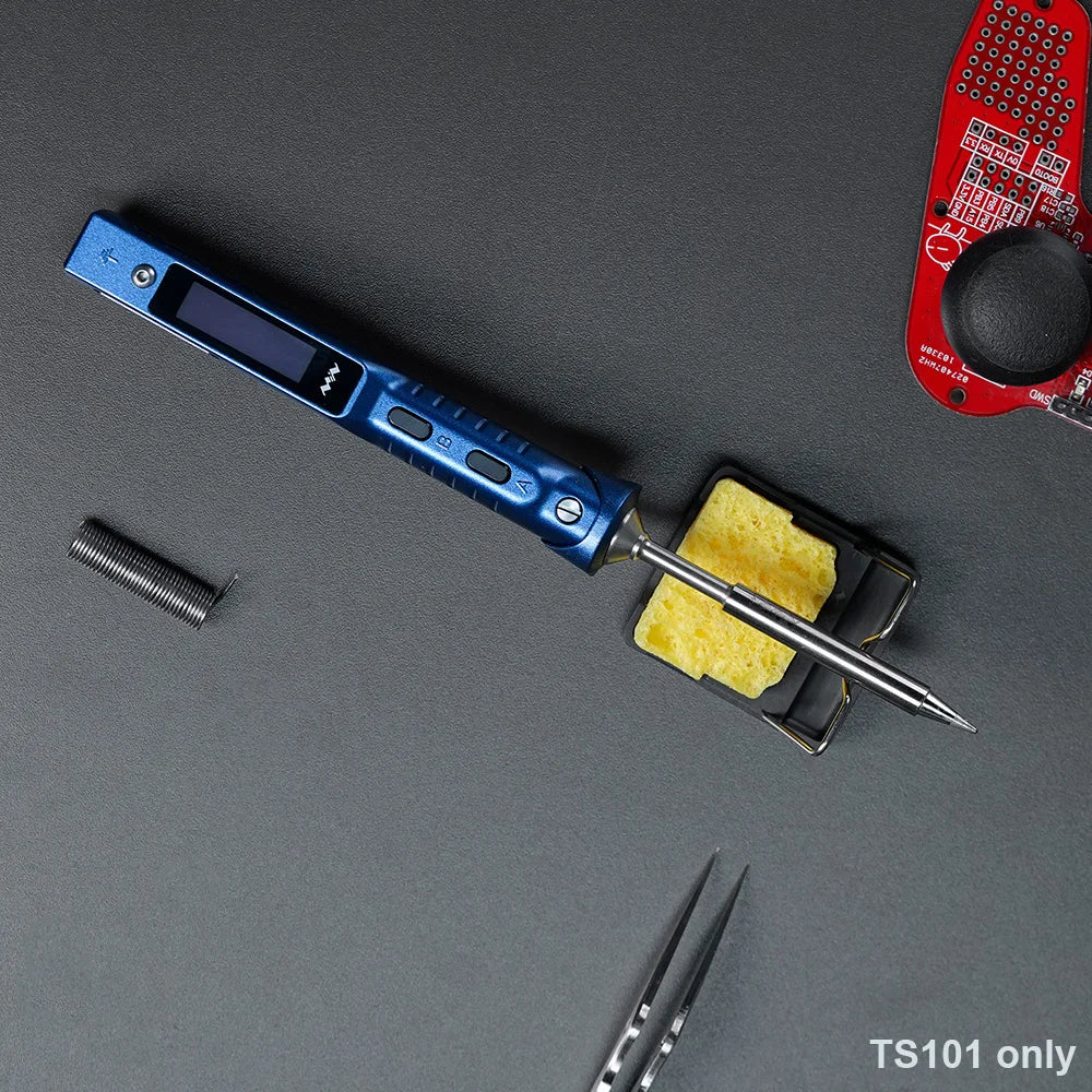 Miniware TS101 Soldering Iron TS100 Upgrade Original Portable Adjustable Temperature Digital Solder Station Tip TS-BC2 PD3.1 90W