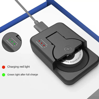 Mini Cargador Universal Portátil para Baterías Pila Botón (LIR2016/LIR2025/LIR2032/LIR1025) con Indicador LED
