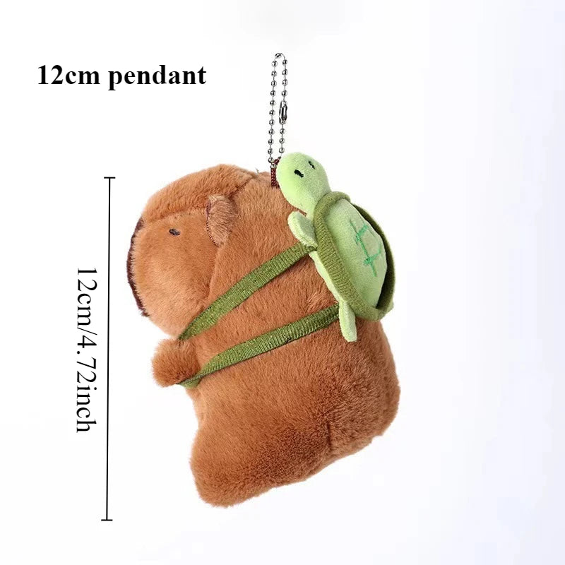 Mochila Peluche Capibara Kawaii Bolso Hombro/Mini Morral Muñeco Peludo Regalo