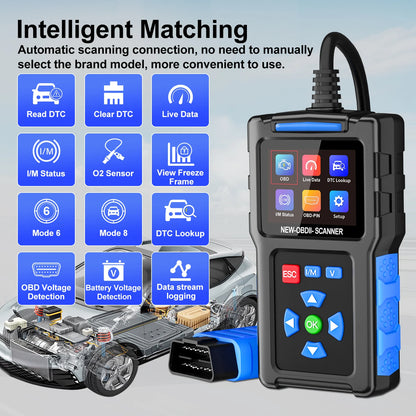Scanner Automotriz OBD2 T200 - Lector Códigos Motor, Herramienta Diagnóstico Vehículo (Envío US Warehouse)