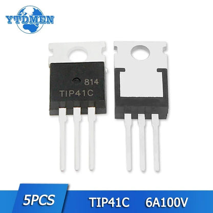Transistor NPN TIP41C / PNP TIP42C TO-220 100V 6A - Lote 5/10 Piezas