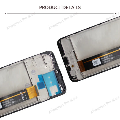 Pantalla LCD para Samsung Galaxy A23 4G 5G A235 A236, Panel de montaje de digitalizador con pantalla táctil con marco, piezas de repuesto de pantalla LCD