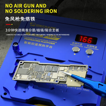 MECHANIC IT3 Pro Intelligent Preheating Platform Tool for IPhone X-15PM Motherboard Layered and IC Chip BGA Dot Matrix Repair