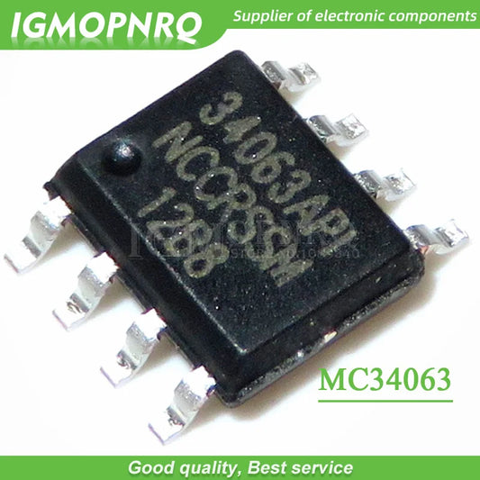 Lote 20 Pcs Chip Regulador Switching MC34063A (MC34063) SOP-8 DC-DC Converter 3.0-40V
