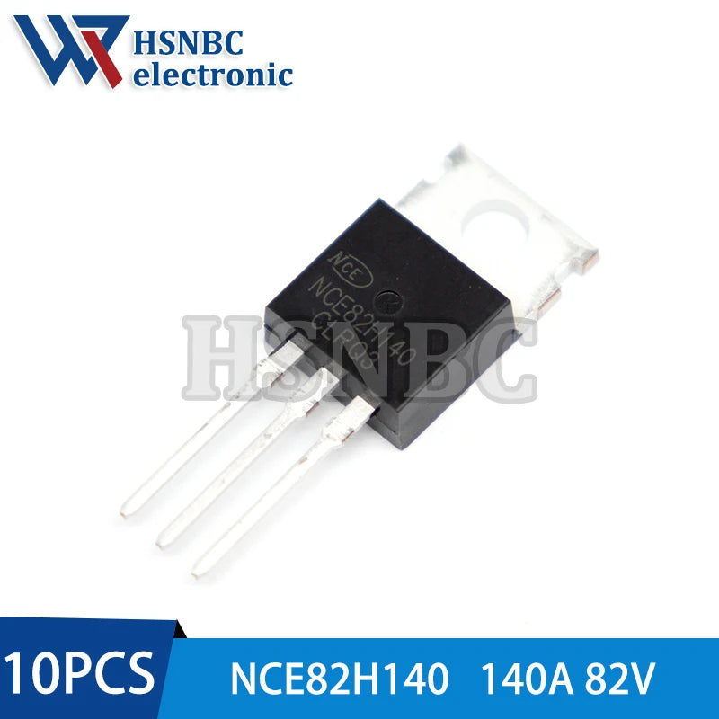 MOSFET Canal-N Potencia NCE82H140 TO-220 82V 140A - Lote 10 Piezas
