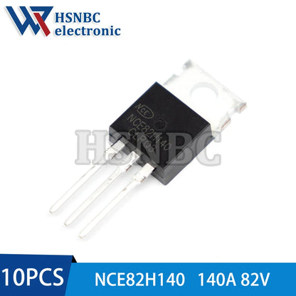 MOSFET Canal-N Potencia NCE82H140 TO-220 82V 140A - Lote 10 Piezas