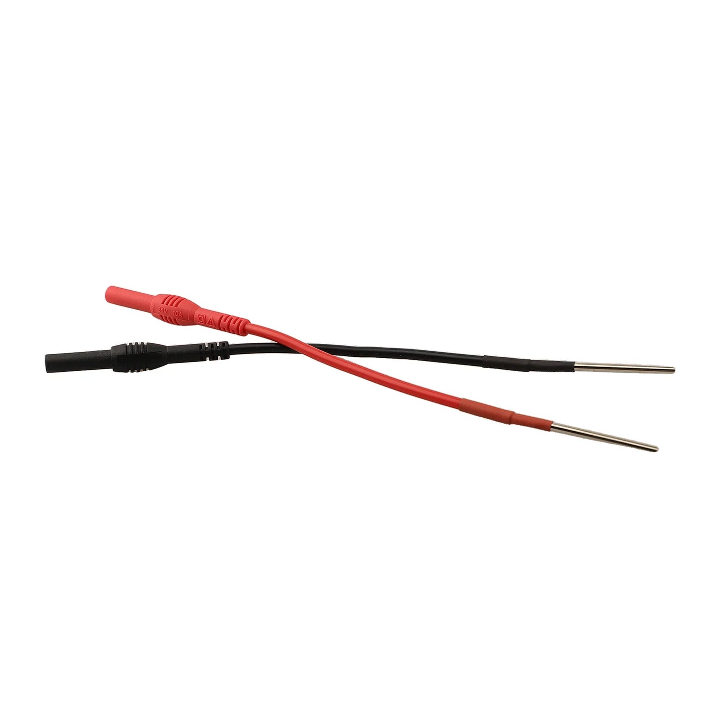 Adaptador Cable Flexible (x2) Banana Hembra 4mm - Sonda Trasera Silicona para Multímetro