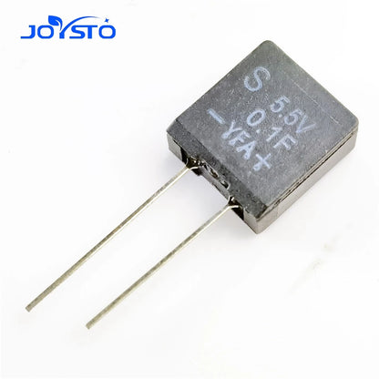 Supercapacitor Farad Bloque Recto 0.1F 5.5V / 0.15F 4.5V 11.5x11.5x5.5mm - Lote 5 Piezas