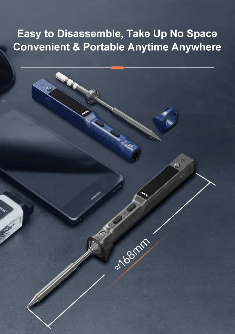 Original TS101 Portable Soldering Iron TS-BC2 PD3.1 90W TS100 Upgrade Adjustable Temperature Digital