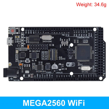 Placa Desarrollo TZT Mega2560 (ATMEGA16U2 / Pro Mini / WiFi R3 ATmega2560 CH340G) compatible Arduino Mega R3 / ESP8266