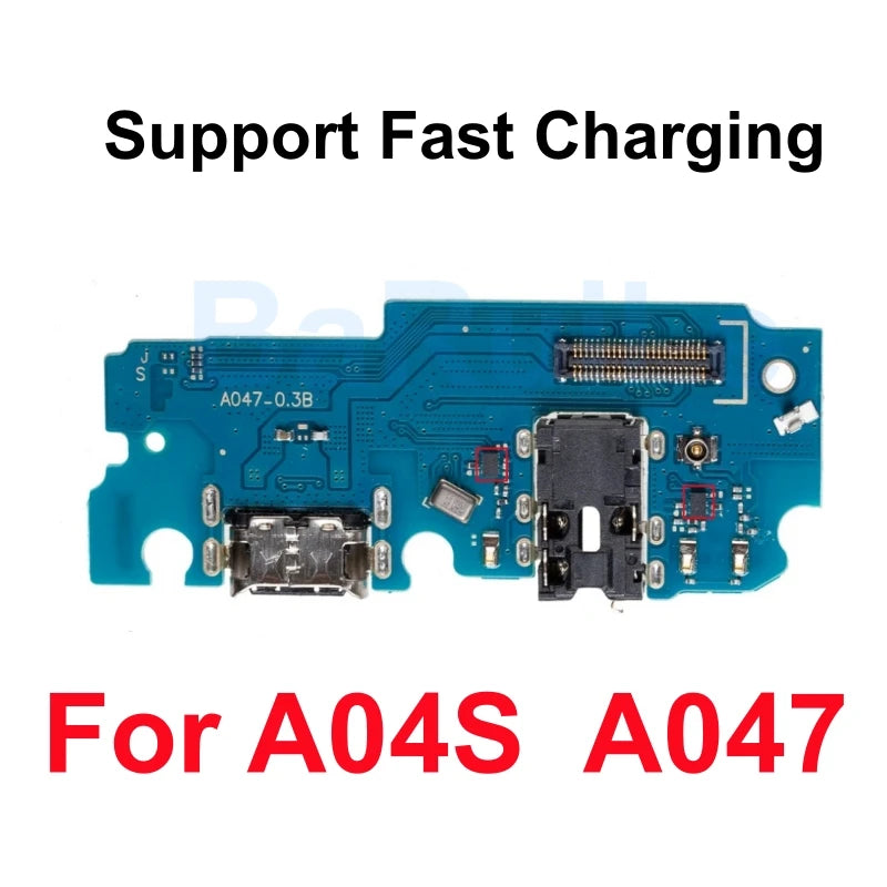Placa Puerto Carga Rápida USB con Conector Dock y Flex para Samsung Galaxy A03/A04/A12-A14/A23/A24/A34/A52/A53/A72/A73 4G/5G