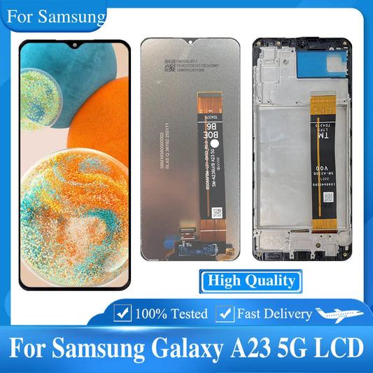 Pantalla LCD de 6,6 pulgadas para Samsung A23 5G A236, montaje de digitalizador con pantalla táctil para Samsung A23 5G A236U A236U1 A236B A236B/DS LCD