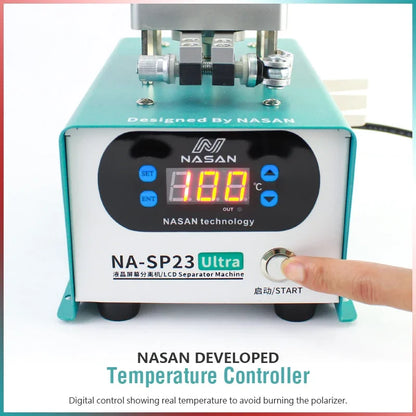 Máquina Laminadora Vacío Nasan NA-SUPA Lite + Removedor Burbujas NA-B2 + Separador NA-SP23 Ultra para Pantalla LCD Plana/Curva Reparación