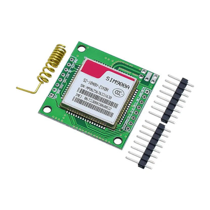 Kit Placa Módulo Transmisión Datos Inalámbrica GSM/GPRS SIM900A / SIM900 Mini V4.0 con Antena (Refurbished, C83 AEAK)