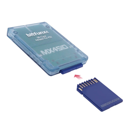 Adaptador Lector Tarjeta SD/TF Bitfunx MX4SIO SIO2SD para Consola PS2 PlayStation 2