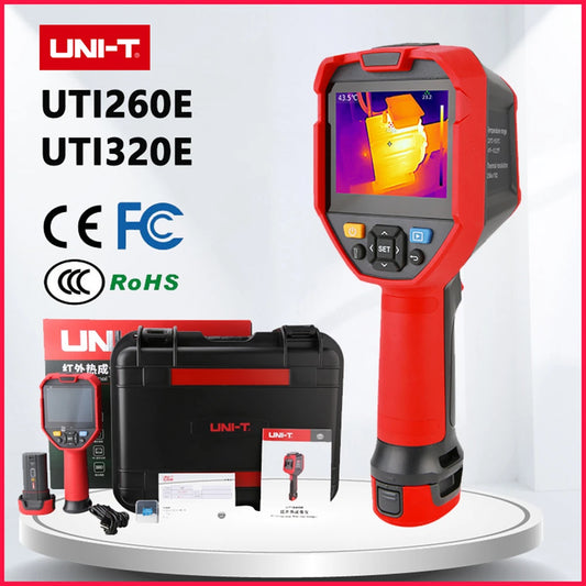 Termógrafo Infrarrojo UNI-T UTi320E / UTi260E Alta Resolución - Cámara Térmica Portátil Detección PCB/Calefacción Suelo
