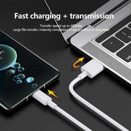Cable USB-C a USB-C Joceey 2m Carga Rápida Duradero para Celular Android