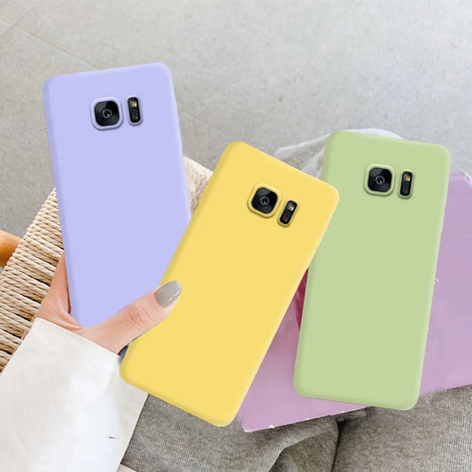 Funda Carcasa Silicona Mate para Samsung Galaxy S7 / S7 Edge (Coque)
