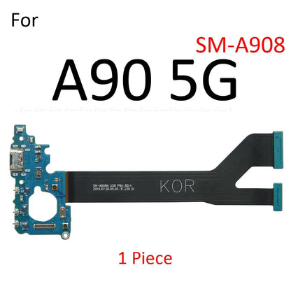Placa Puerto Carga Rápida USB con Micrófono y Flex para Samsung Galaxy M42/M51/A51/A52/A71/A72/A90 4G/5G