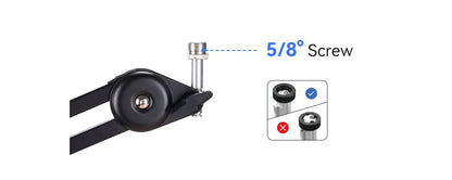 Elikliv Digital Microscope Flexible Arm Suspension Boom Scissor Arm Stand Metal Bracket for DM602 flex