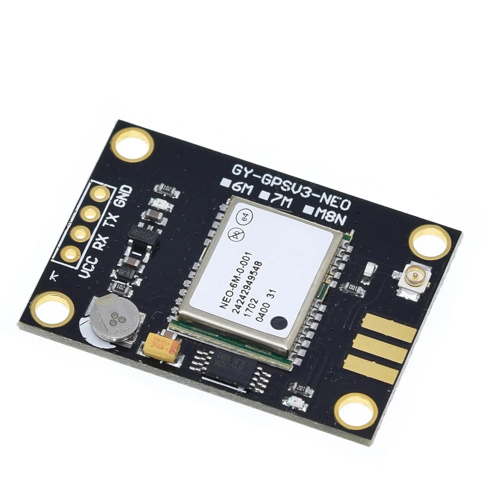 Módulo GPS TZT GY-NEO6MV2 (NEO-6M) con Antena Grande y EEPROM para Control Vuelo MWC/APM2.5 Arduino