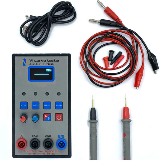 Tester Portátil Curva VI OLED Doble Canal - Analizador ASA Reparación Online (4 Voltajes, 4 Frecuencias)