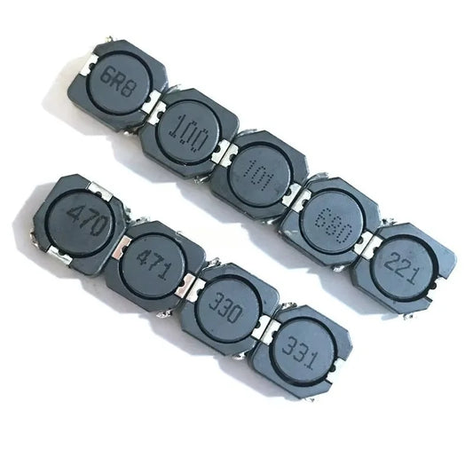 Inductores de Potencia SMD CDRH104R 10x10x4mm - Varios Valores (2.2uH a 330uH) - Lote 10 Piezas