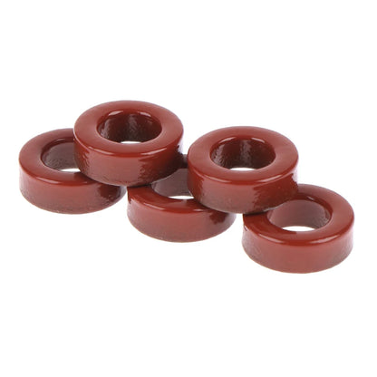 Núcleo Toroide Polvo Hierro Carbonilo T50-2 Rojo (13.7x7.5x5.5mm) - Lote 5 Piezas