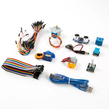 Kit Inicio KUONGSHUN Más Completo con Tutorial compatible Arduino IDE