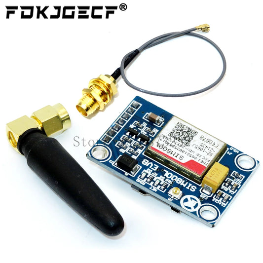 Módulo GSM/GPRS SIM800L V2.0 (5V, Quad-Band) con Antena y Cable