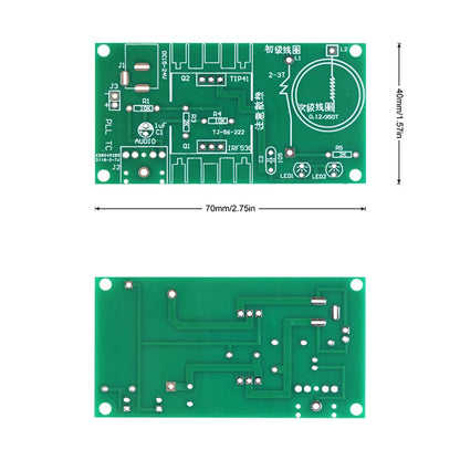 Kit DIY Bobina Tesla Divertida con Arco y Audio - Producción/Ensamblaje Electrónico Experimental (Soldar)