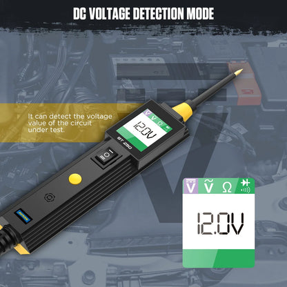 Tester Circuito Automotriz Autool BT250 (6-30V) - Kit Sonda Eléctrica (Power Probe) con Display LED
