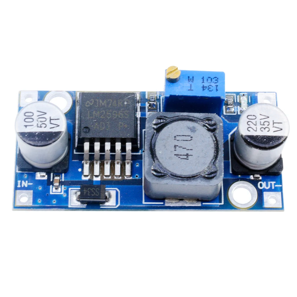 Módulo Convertidor Buck Ajustable LM2596 DC-DC 3.2V-35V a 1.25-35V Power Supply Step-Down