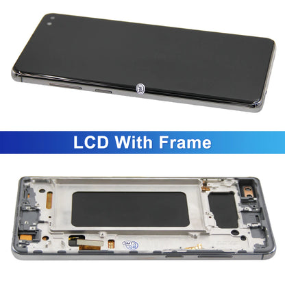 Pantalla LCD para SAMSUNG Galaxy S10 Plus, digitalizador de pantalla táctil con Marco, 100% probado, G973, G973F/DS, S10 +, G9750