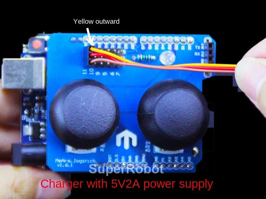 Kit Garra Brazo Robot Manipulador Mecánico Acrílico 4-DOF (Desarmado, para SG90/MG90S) Arduino STEAM
