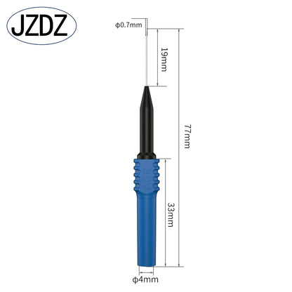 Pinza Perforadora Aislante JZDZ (x5) para Multímetro - Aguja Testeo Reparación (J-30009)