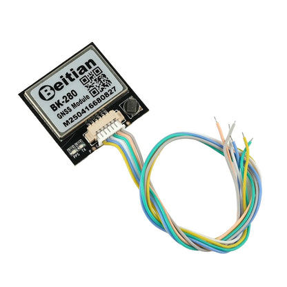 Módulo GNSS Dual Beitian BK-280 G-MOUSE (GPS/GLONASS, Flash M9140-KB, Cable 1.25-6P) para Arduino/RC/RPI/Drones