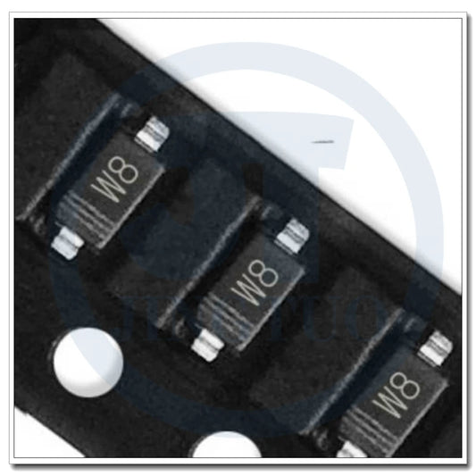 Diodo Zener Chip SMD SOD-323 (2.4V-30V) - Pack 50 Unidades (Valores Surtidos)