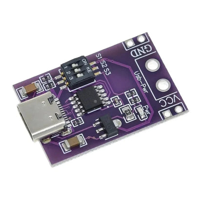 Módulo Trigger Detector Carga Rápida Type-C QC/AFC/PD2.0/PD3.0 a DC Spoof USB-PD para Notebook